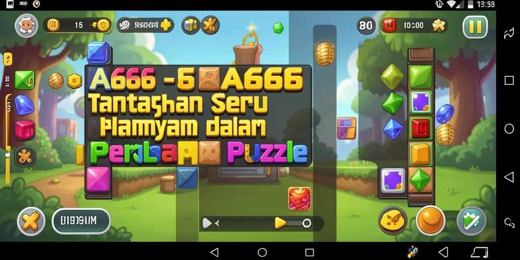 Tampilan gameplay AA666 yang menarik dan menantang dalam permainan Puzzle.