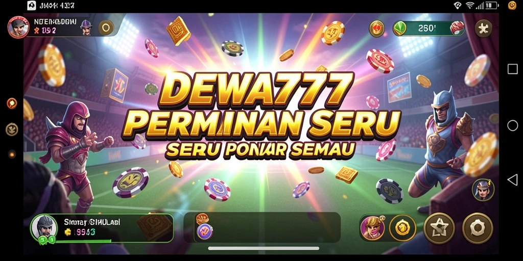 Tampilan menarik dari gameplay DEWA777 yang menarik perhatian pemain.