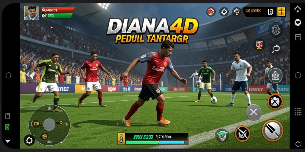 Tampilan gameplay olahraga yang menarik di DIANA4D.