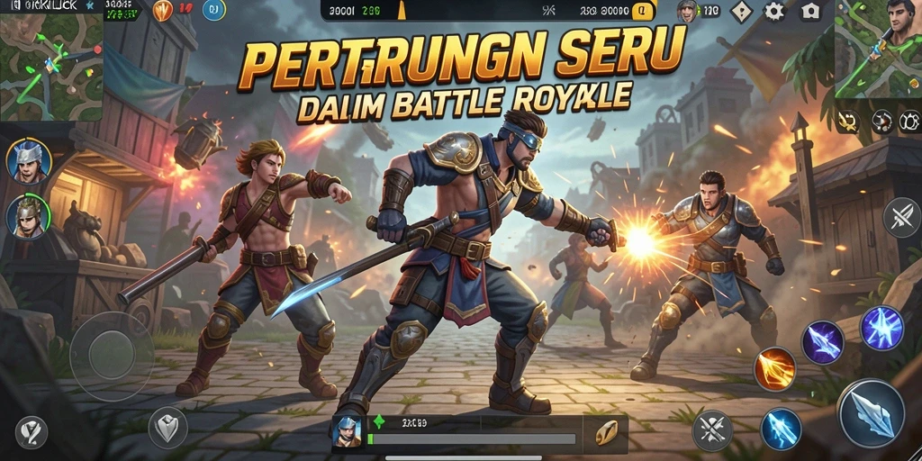 Gameplay seru HOKILUCK di arena Battle Royale.
