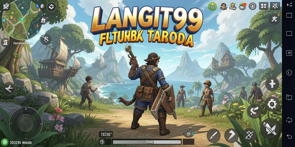 Tampilan menakjubkan dari gameplay LANGIT99 yang penuh petualangan.