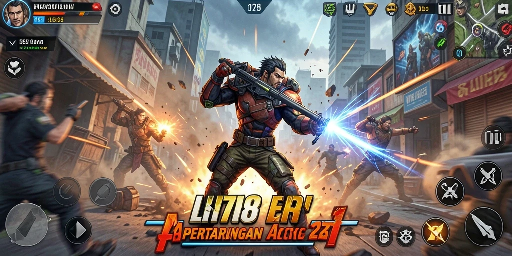 Tampilan gameplay LI789 yang mendebarkan dengan aksi yang intens.
