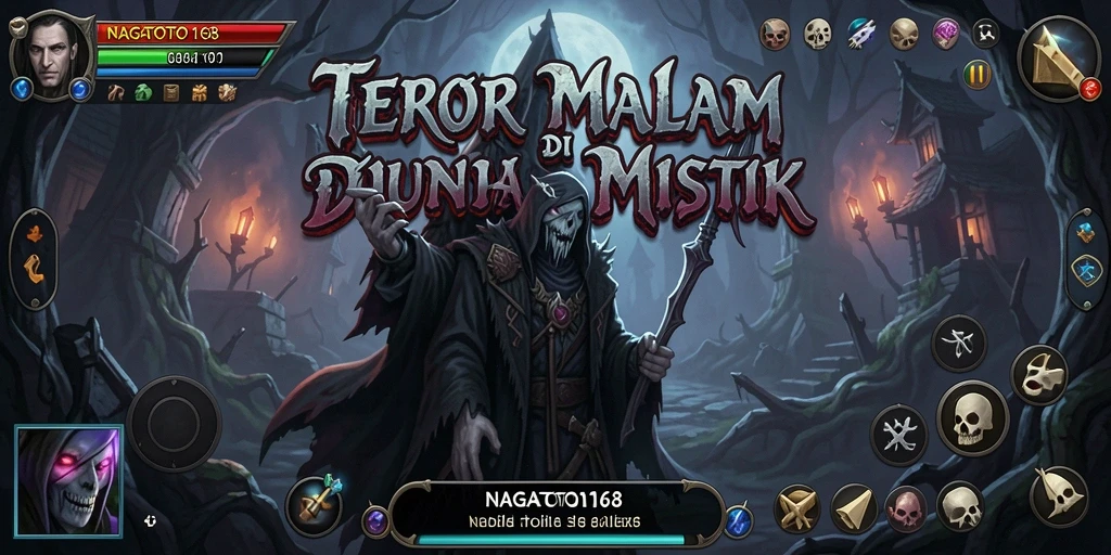Screenshot menampilkan adegan menegangkan dari gameplay NAGATOTO168.
