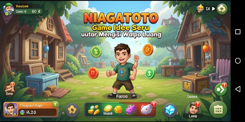 Tampilan gameplay NIAGATOTO yang seru dan menarik.