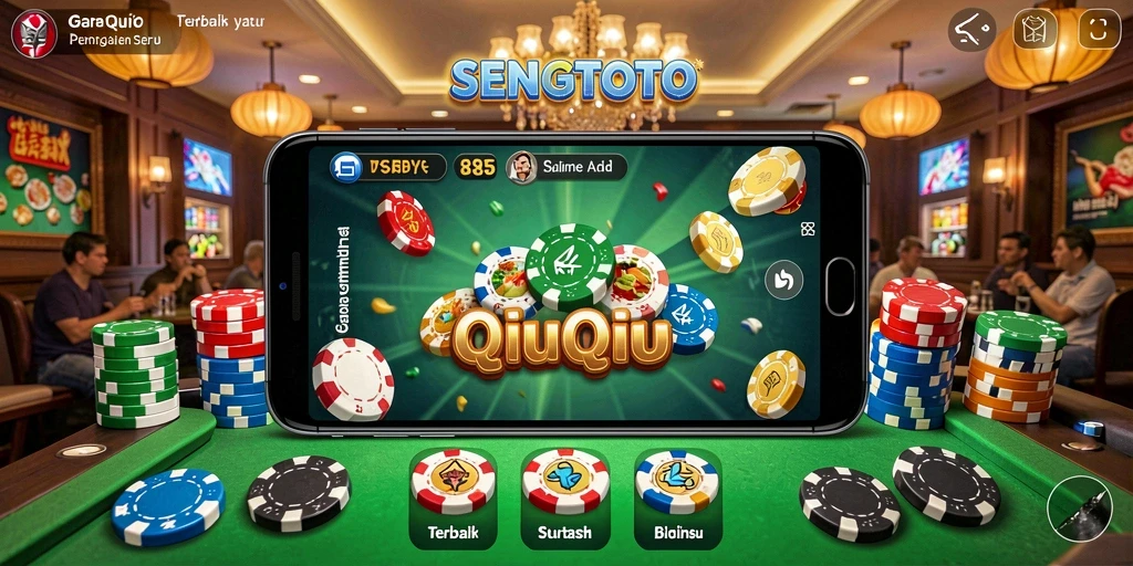 Screenshot gameplay QiuQiu di SENGTOTO yang mendebarkan.