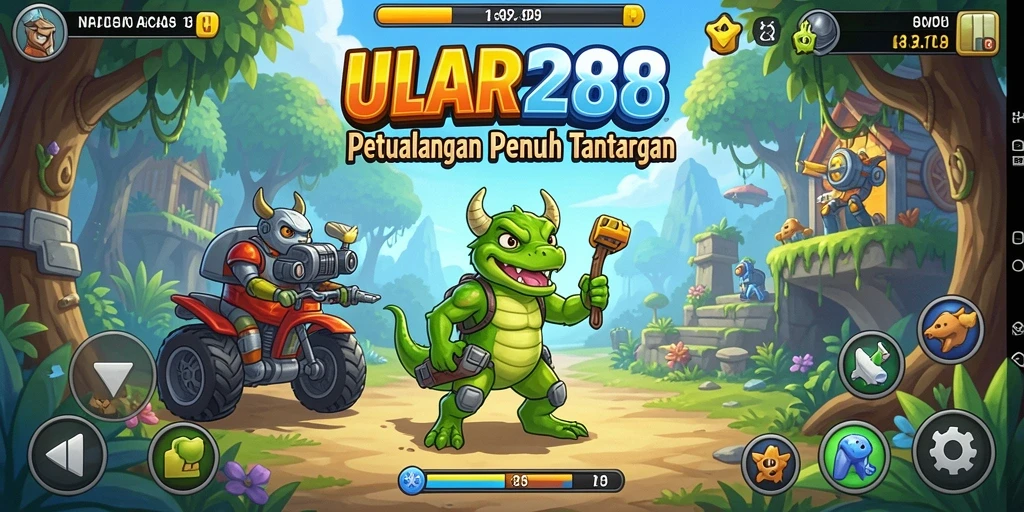 Screenshot gameplay ULAR288 yang menampilkan aksi seru dalam game Arcade.